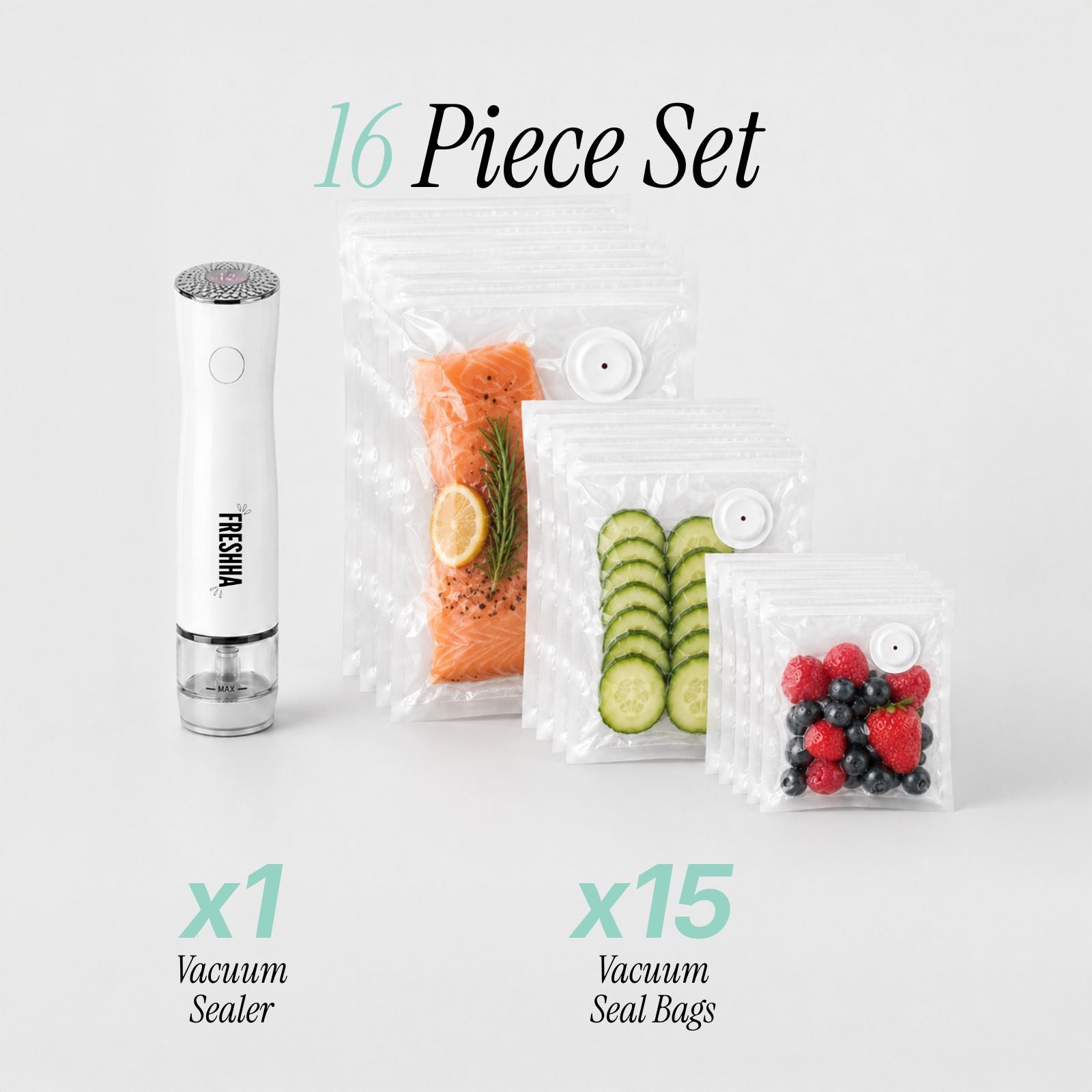 Vacuum Sealer and Bags Bundle